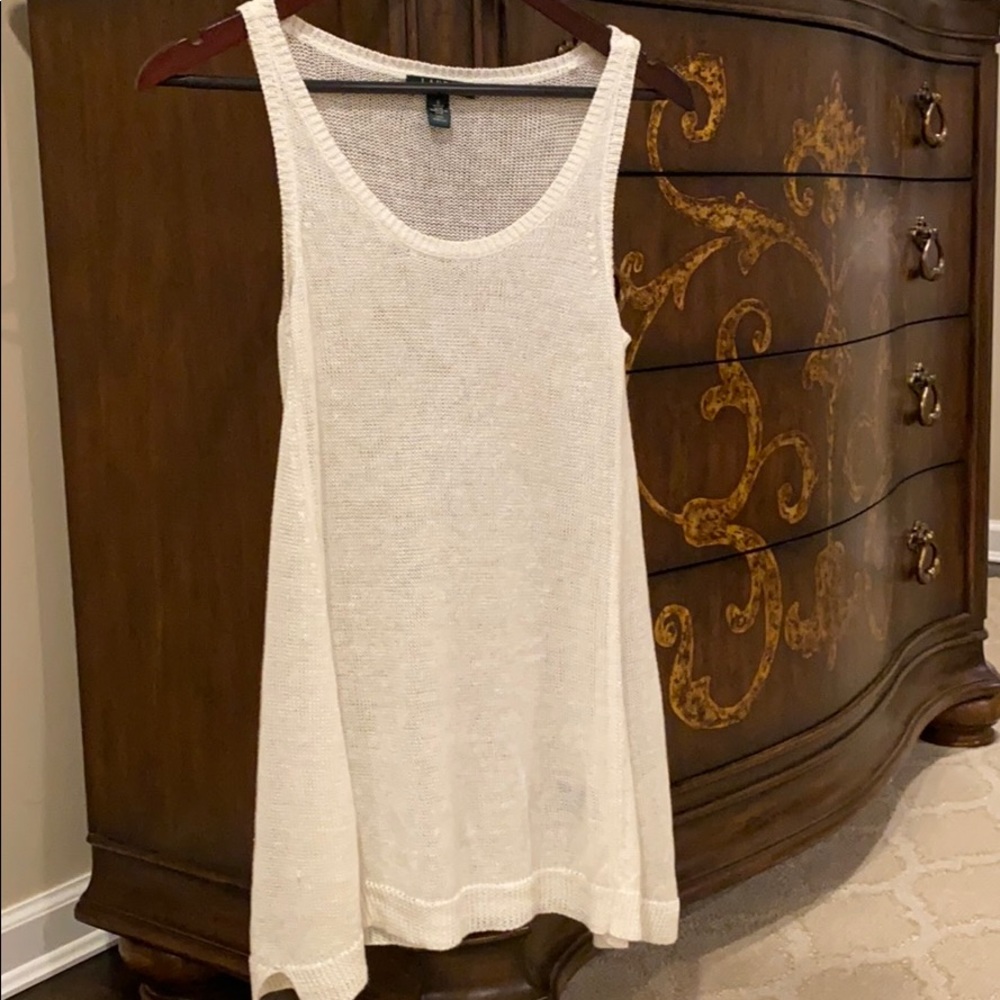 LAUREN by Ralph Lauren knitted long tank top